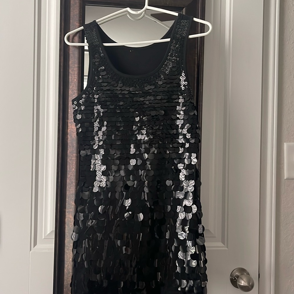 Black Sequence Dress Size 4/6